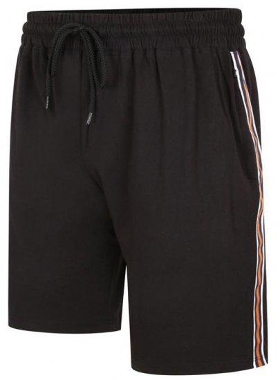 Kam Jeans 3300 Jog Shorts with Side Tape Black - Sweatbukser og-shorts - Sweatbukser og Sweatshorts 2XL-12XL