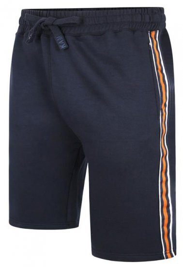 Kam Jeans 3300 Jog Shorts with Side Tape Navy - Sweatbukser og-shorts - Sweatbukser og Sweatshorts 2XL-12XL