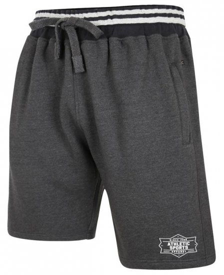 Kam Jeans 3301 Athletic Sports Jog Shorts Charcoal - Sweatbukser og-shorts - Sweatbukser og Sweatshorts 2XL-12XL
