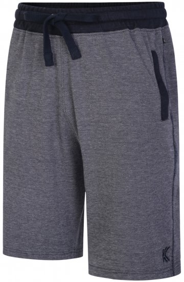 Kam Jeans 3304 Terry Contrast Shorts Indigo - Sweatbukser og-shorts - Sweatbukser og Sweatshorts 2XL-12XL