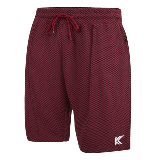 Kam Jeans 3305 Jaquard Mesh Shorts Burgundy - Sweatbukser og-shorts - Sweatbukser og Sweatshorts 2XL-12XL