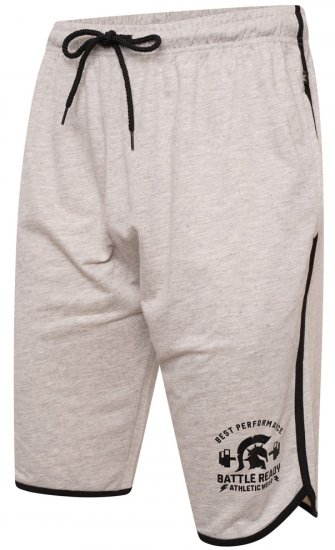 Kam Jeans 3308 Gym Jog Shorts Grey - Sweatbukser og-shorts - Sweatbukser og Sweatshorts 2XL-12XL