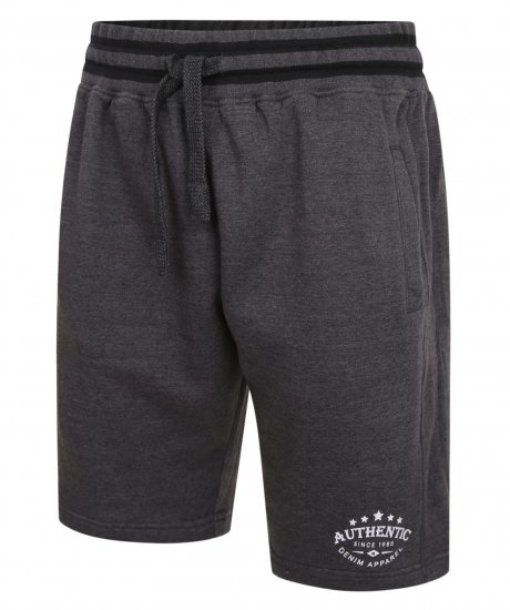 Kam Jeans 345 Authentic Shorts Charcoal - Sweatbukser og-shorts - Sweatbukser og Sweatshorts 2XL-12XL