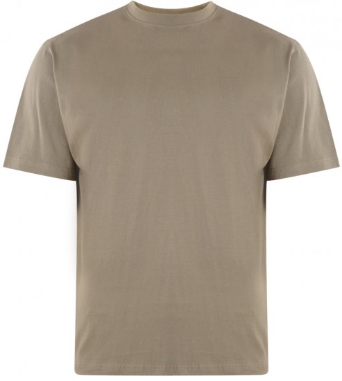 Kam Jeans T-shirt Olive - T-skjorter - Store T-skjorter - 2XL-14XL