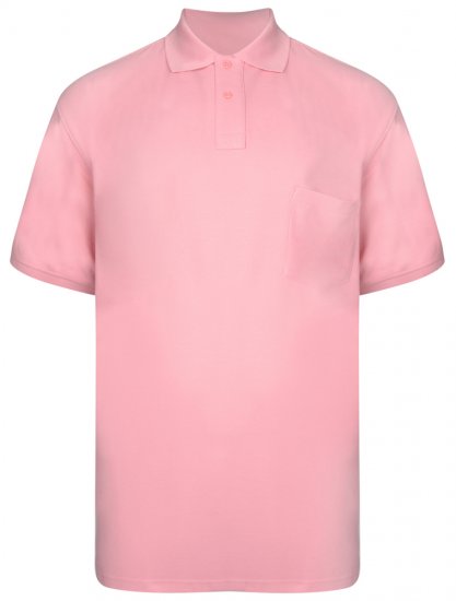Kam Jeans Poloskjorte Rosa - Polo- & piqueskjorter - Poloskjorte i store størrelser - 2XL-8XL