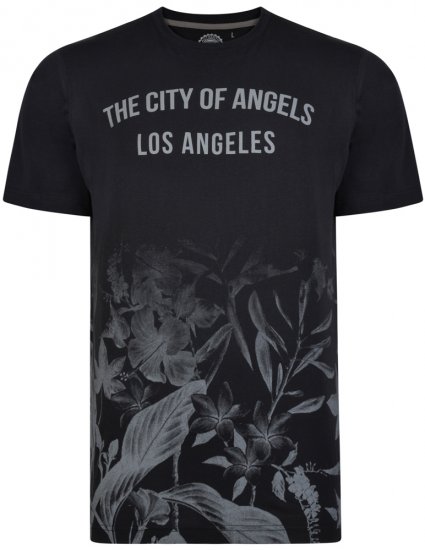 Kam Jeans 5255 T-shirt Black - T-skjorter - Store T-skjorter - 2XL-14XL