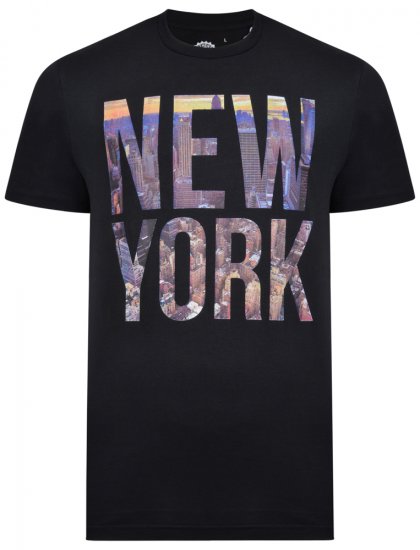 Kam Jeans 5257 T-shirt Black - T-skjorter - Store T-skjorter - 2XL-14XL