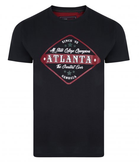 Kam Jeans 5333 Atlanta Tee Navy - T-skjorter - Store T-skjorter - 2XL-14XL
