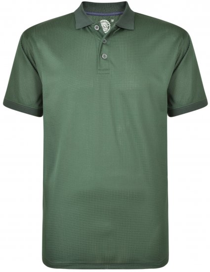 Kam Jeans Technical Lightweight Polo Forest Green - Sportsklær & turklær - Sportsklær till herre i store størrelser