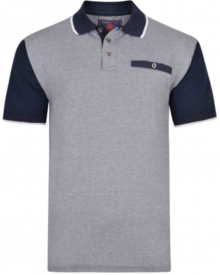 Kam Jeans 5421 Polo Navy - Polo- & piqueskjorter - Poloskjorte i store størrelser - 2XL-8XL