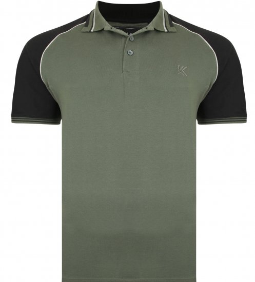 Kam Jeans 5445 Pique Polo Khaki - Polo- & piqueskjorter - Poloskjorte i store størrelser - 2XL-8XL