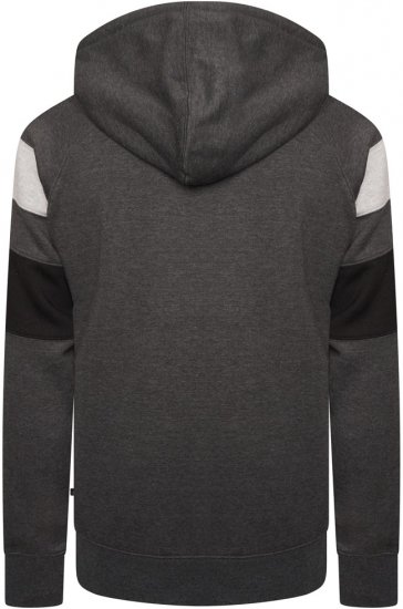Kam Jeans 7068 Cut & Sew Over Head Hoody Charcoal - Gensere og hettegensere - Store hettegensere - 2XL-14XL