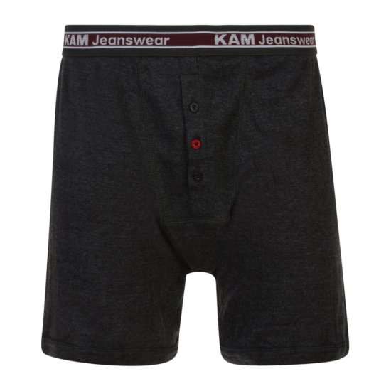 Kam Jeans Boxershorts, Svart, Grå, Mørkeblå 3-Pakk - Undertøy & badetøy - Undertøy store størrelser 