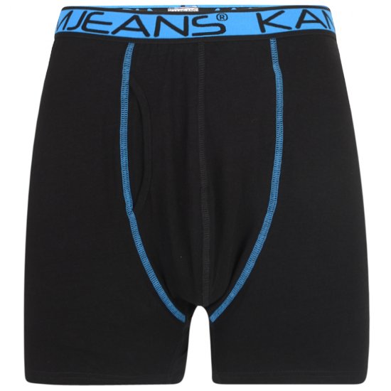 Kam Jeans Boxershorts, Svart og Mørkeblå 2-Pakk - Undertøy & badetøy - Undertøy store størrelser 