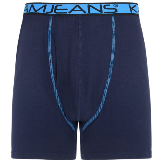 Kam Jeans Boxershorts, Svart og Mørkeblå 2-Pakk - Undertøy & badetøy - Undertøy store størrelser 