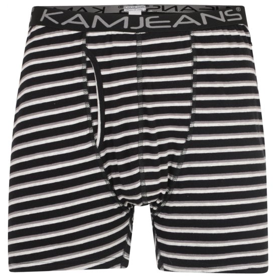 Kam Jeans Stripete Boxershorts 2-Pakk - Undertøy & badetøy - Undertøy store størrelser