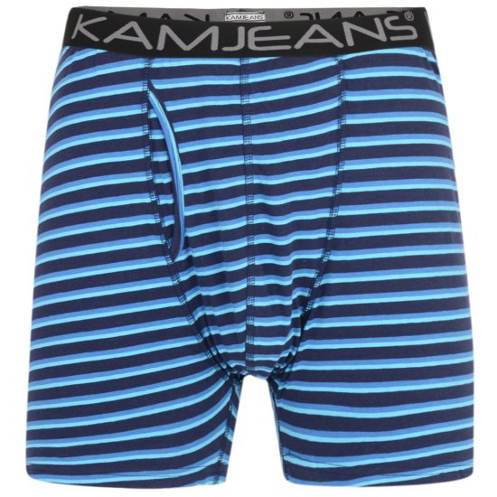 Kam Jeans Stripete Boxershorts 2-Pakk - Undertøy & badetøy - Undertøy store størrelser