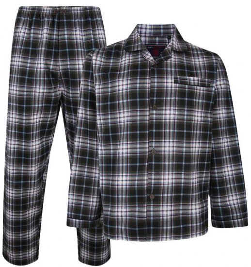 Kam Jeans 880 Flannel Pyjama Set - Undertøy & badetøy - Undertøy store størrelser 