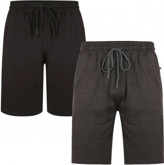 Kam Jeans 885 Jersey Shorts Twin Pack - Sweatbukser og-shorts - Sweatbukser og Sweatshorts 2XL-12XL