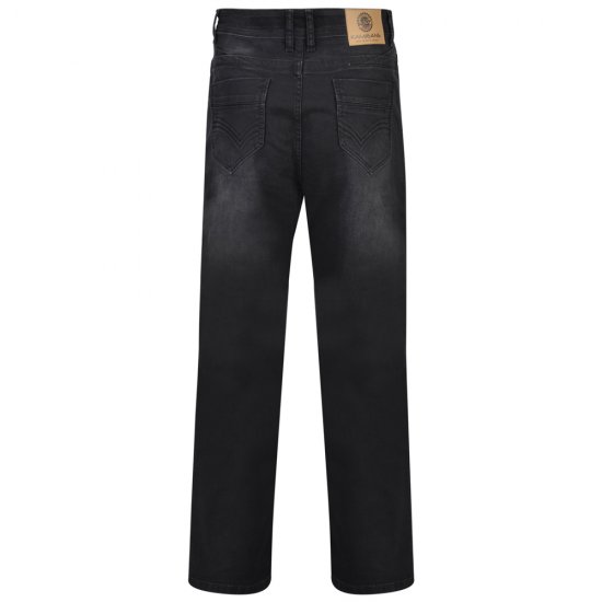 Kam Jeans Alonso Black Used - Jeans og bukser - Store Bukser og Store Jeans