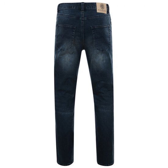 Kam Jeans ARON LOW WAIST Stretchjeans Dark Wash - Jeans og bukser - Store Bukser og Store Jeans