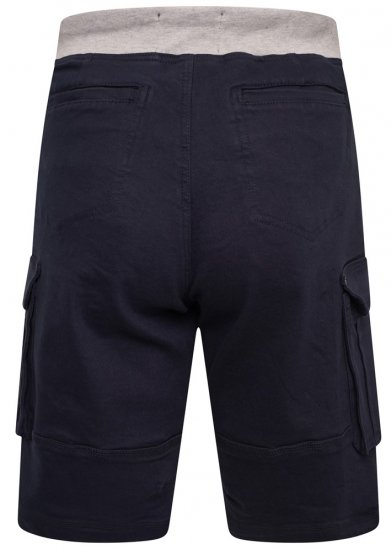Kam Jeans Elvio Rib Waist Stretch Shorts Navy - Shorts - Store shorts - W40-W60