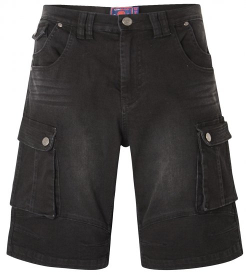 Kam Jeans Ivan Cargo Shorts Black - Shorts - Store shorts - W40-W60