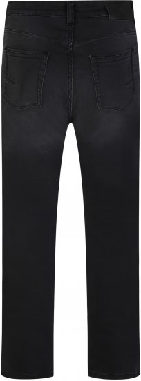 Kam Jeans Nunez Knitted Denim Stretch Fashion Jeans Charcoal - Jeans og bukser - Store Bukser og Store Jeans