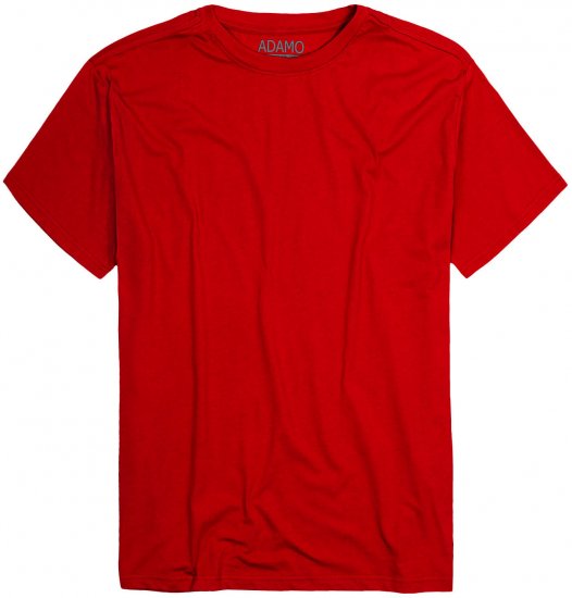 Adamo Kevin Regular fit T-shirt Red - T-skjorter - Store T-skjorter - 2XL-14XL