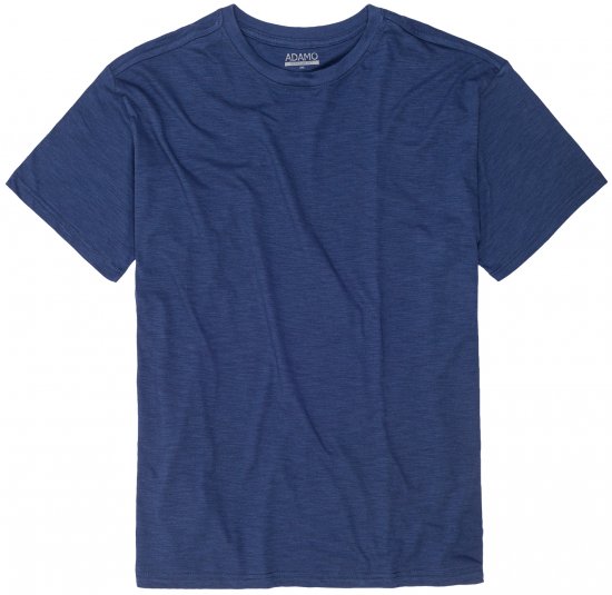 Adamo Kevin Regular fit T-shirt Slub Blue - T-skjorter - Store T-skjorter - 2XL-14XL