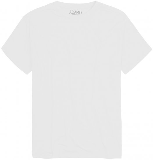 Adamo Kevin Regular fit T-shirt White - T-skjorter - Store T-skjorter - 2XL-14XL