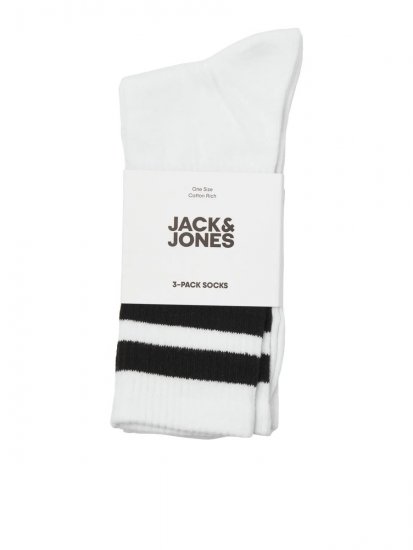 Jack & Jones Travis Tennissokker Hvit 3-pakning - Undertøy & badetøy - Undertøy store størrelser 