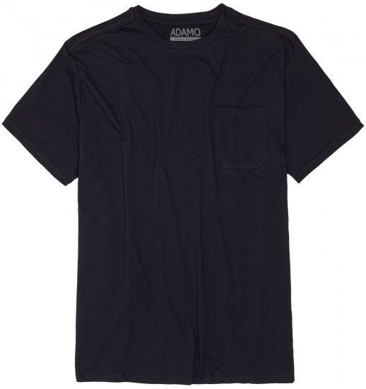 Adamo Kody Regular fit T-shirt with Pocket Navy - T-skjorter - Store T-skjorter - 2XL-14XL