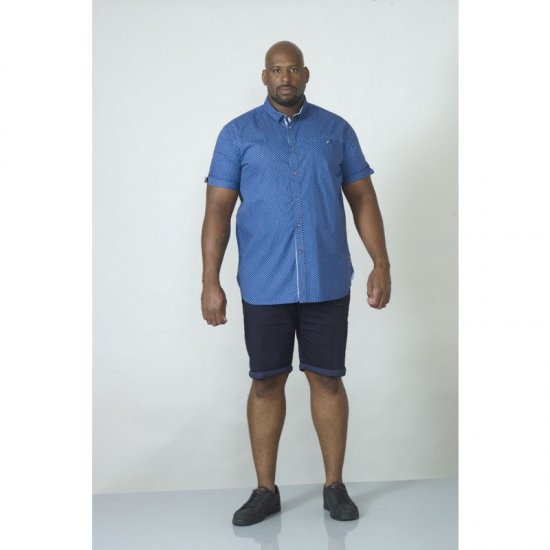 D555 Bobby Short Sleeve Shirt - Skjorter - Store skjorter - 2XL-8XL