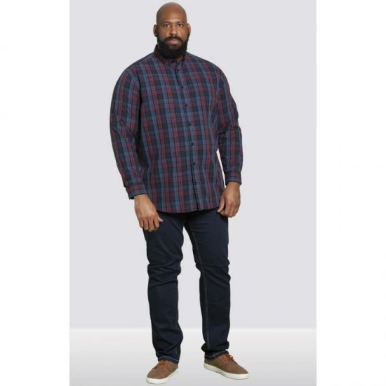 D555 Enderby Long Sleeve Shirt - Skjorter - Store skjorter - 2XL-8XL