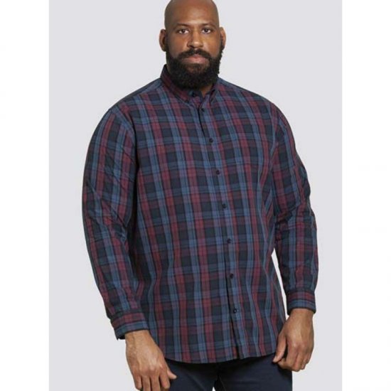 D555 Enderby Long Sleeve Shirt - Skjorter - Store skjorter - 2XL-8XL
