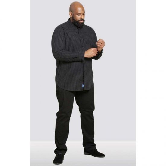 D555 Jared Long Sleeve Shirt - Skjorter - Store skjorter - 2XL-8XL