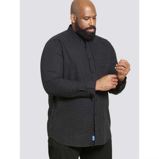 D555 Jared Long Sleeve Shirt - Skjorter - Store skjorter - 2XL-8XL