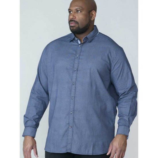 D555 Kermit Long Sleeve Printed Shirt - Skjorter - Store skjorter - 2XL-8XL