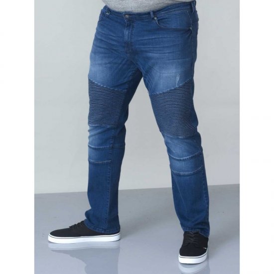 D555 Abrams Biker Style Jeans - Jeans og bukser - Store Bukser og Store Jeans