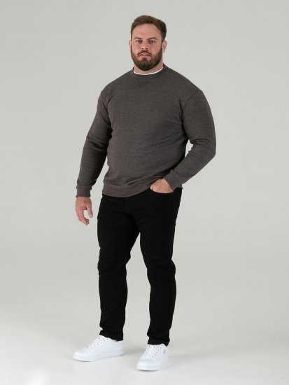 D555 Sweat Genser Grå - Gensere og hettegensere - Store hettegensere - 2XL-14XL