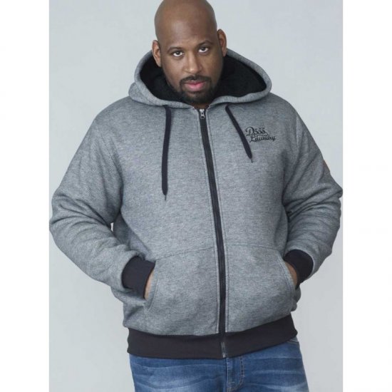 D555 William Sherpa Lined Hoodie - Gensere og hettegensere - Store hettegensere - 2XL-14XL