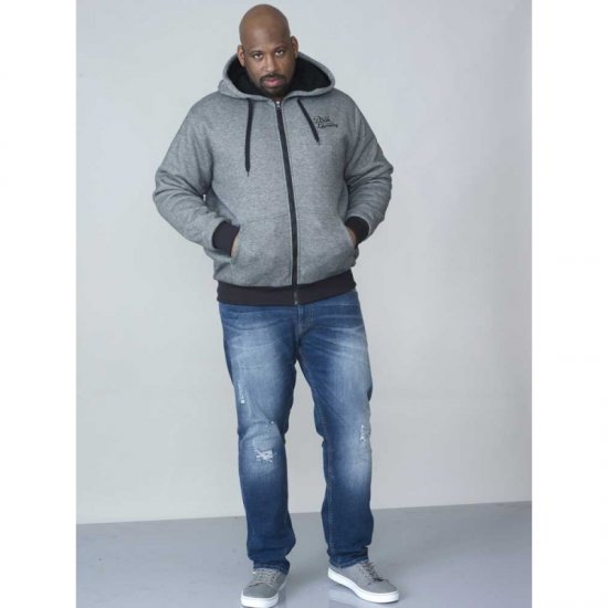 D555 William Sherpa Lined Hoodie - Gensere og hettegensere - Store hettegensere - 2XL-14XL