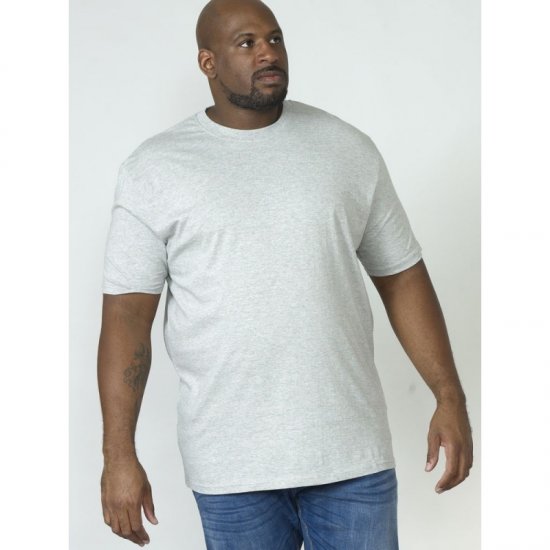 D555 Flyers Crew Neck T-skjorte Grå - T-skjorter - Store T-skjorter - 2XL-14XL