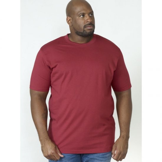 D555 Flyers Crew Neck T-skjorte Rød - T-skjorter - Store T-skjorter - 2XL-14XL