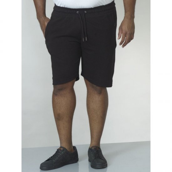 D555 Jackie Ribbed Jersey Shorts Black - Sweatbukser og-shorts - Sweatbukser og Sweatshorts 2XL-12XL