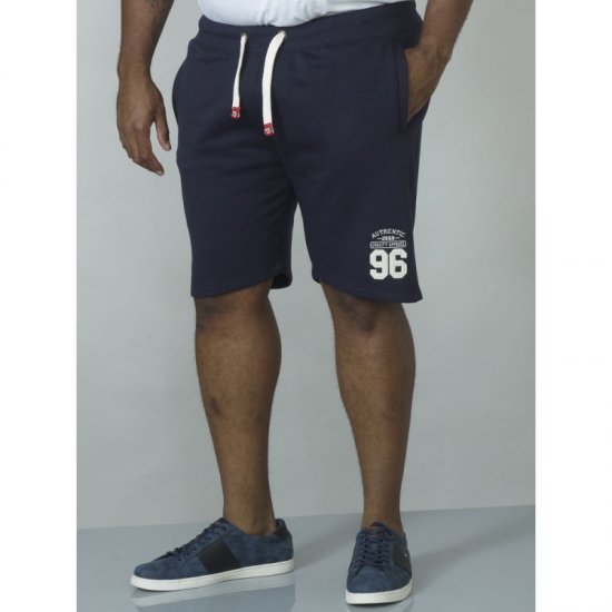 D555 Lindon Jersey Shorts Navy - Sweatbukser og-shorts - Sweatbukser og Sweatshorts 2XL-12XL