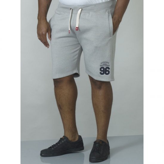 D555 Lindon Jersey Shorts Grey - Sweatbukser og-shorts - Sweatbukser og Sweatshorts 2XL-12XL