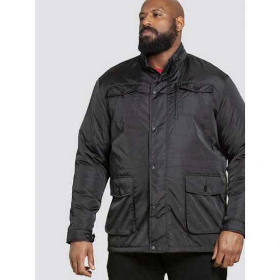 D555 Brentford Jacket Black - Jakker - Store jakker - 2XL-12XL