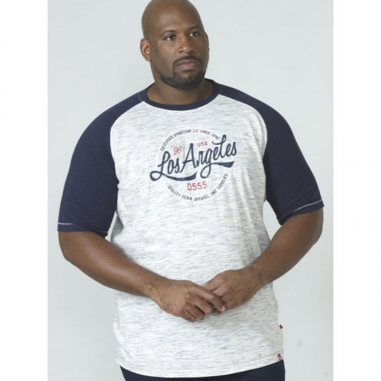 D555 Judson T-shirt Navy - T-skjorter - Store T-skjorter - 2XL-14XL